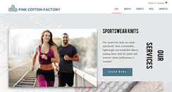 Desktop Screenshot of finecottonfactory.com